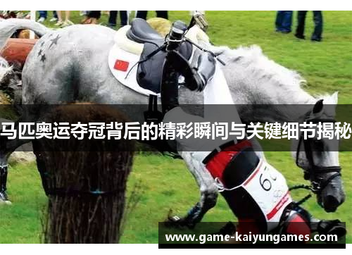 马匹奥运夺冠背后的精彩瞬间与关键细节揭秘